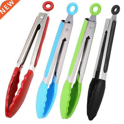 Silicone Food Tong Stainless Steel Kitchen Tongs Silicone No