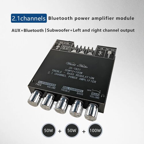 ZK-TB21 TPA3116D2 Bluetooth 5.0 Subwoofer Amplifier Board 50