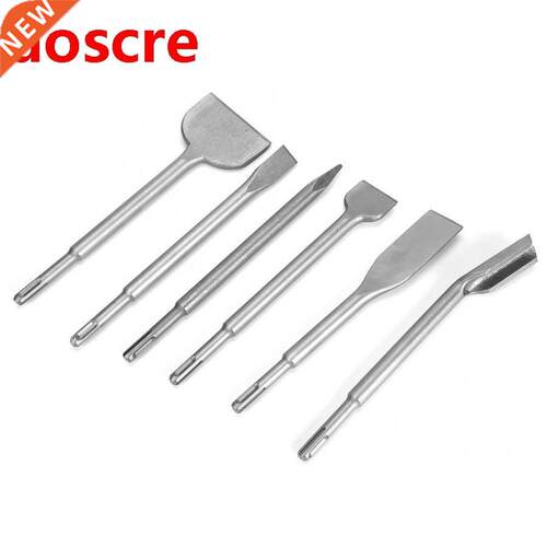 6pcs Hammer SDS Plus Drill Chisel Set Concrete Wall Drillin