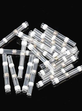 50PCS Whte Heat Shrnk Solderng Sleeve Termnals nsulated