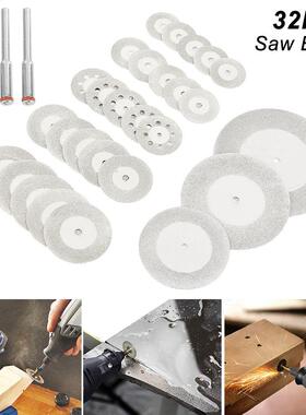 32pcs 16-60 Mm Dremel Accessories Stone Jade Glass Diamond D