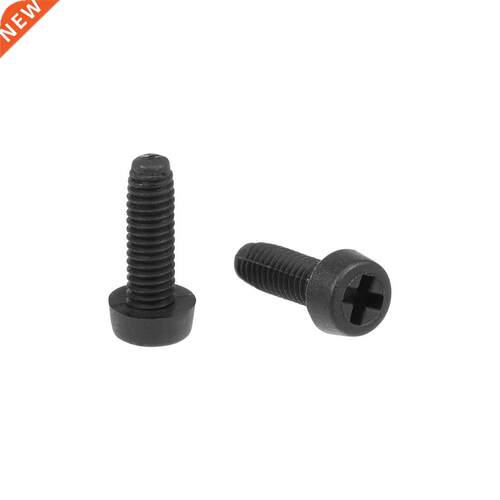Nylon Phillips Cross Pan Head Machine Screws Bolts M2.5x8mm