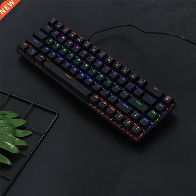 Gaming Mechanical Keyboard Computer Keyboards Gamer LED 68-k
