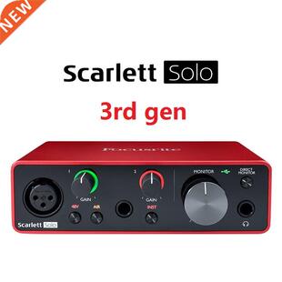 Newest Focusrite Scarlett Solo (3rd gen) SB audio interface