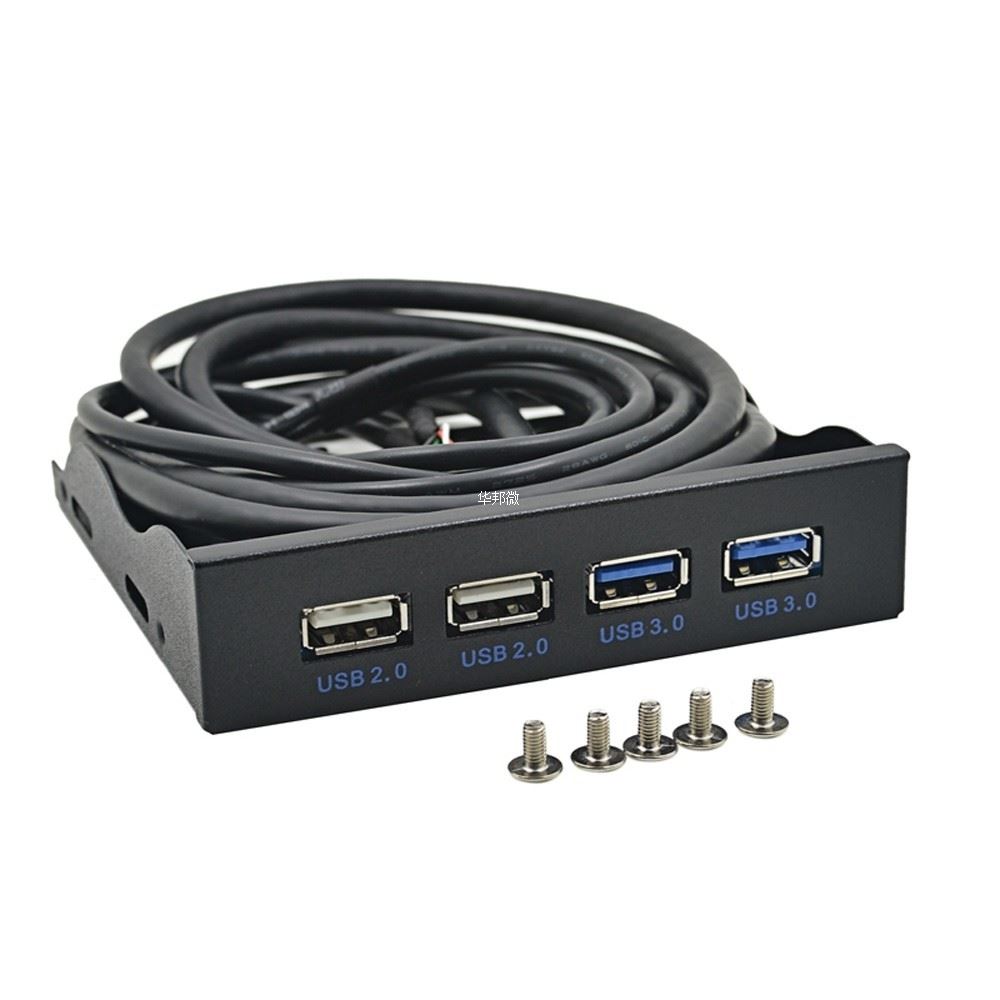 HUB USB 2.0 USB .0 4 Port Front Panel USB.0 Hub Splitter I