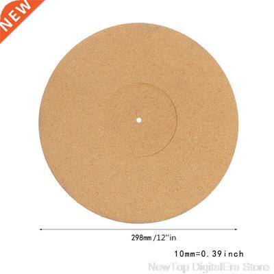 12 inch Cork Turntable Mat Audiophile Anti-Static Anti-Shake