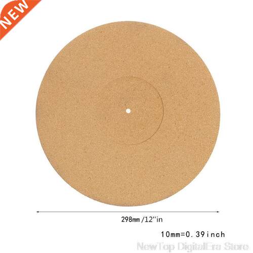 12 inch Cork Turntable Mat Audiophile Anti-Static Anti-Shake
