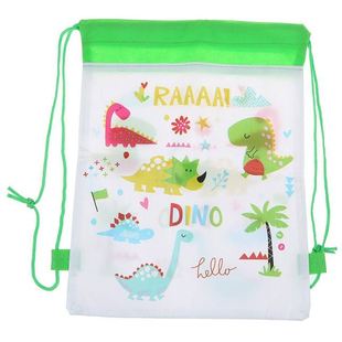 Cartoon Dinosaur Drawstring Bags Kids Drawstring Backpack Ba