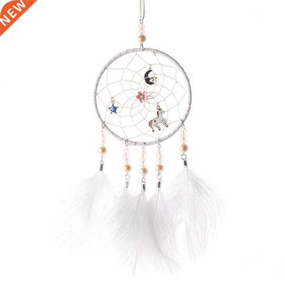 nicorn Dream Catcher LED Lights Girl Baby Bedroom Wall Hangi