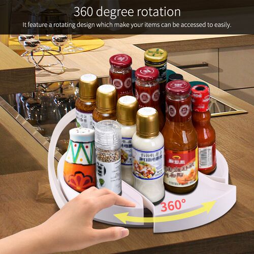Multifunctional Rotating Rack Pull-Out Rotating Spice Holder