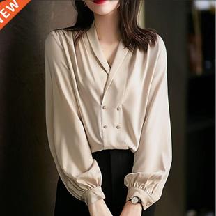 2021 design feeling small woman shirt jacket shirt joker