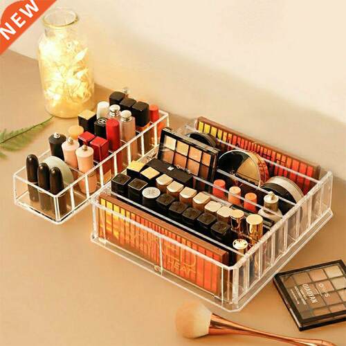 Transparent Makeup Organizer Acrylic Lipstick Eye Shadow Cos
