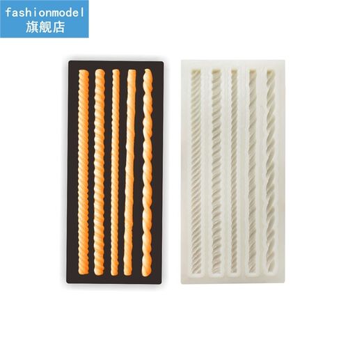 Twist Rope Cake Silicone Mold Cake Decorating Tools Confeita