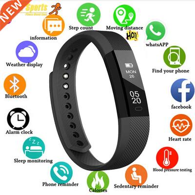 Smart Wristbands ess Tracker Smart Bracelet Men Pedomet