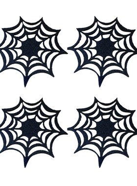 2pcs/4pcs/6pcs Cup Mat Spider Web Pad Bar Mug Placemats
