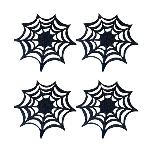 2pcs/4pcs/6pcs Cup Mat Spider Web Pad Bar Mug Placemats
