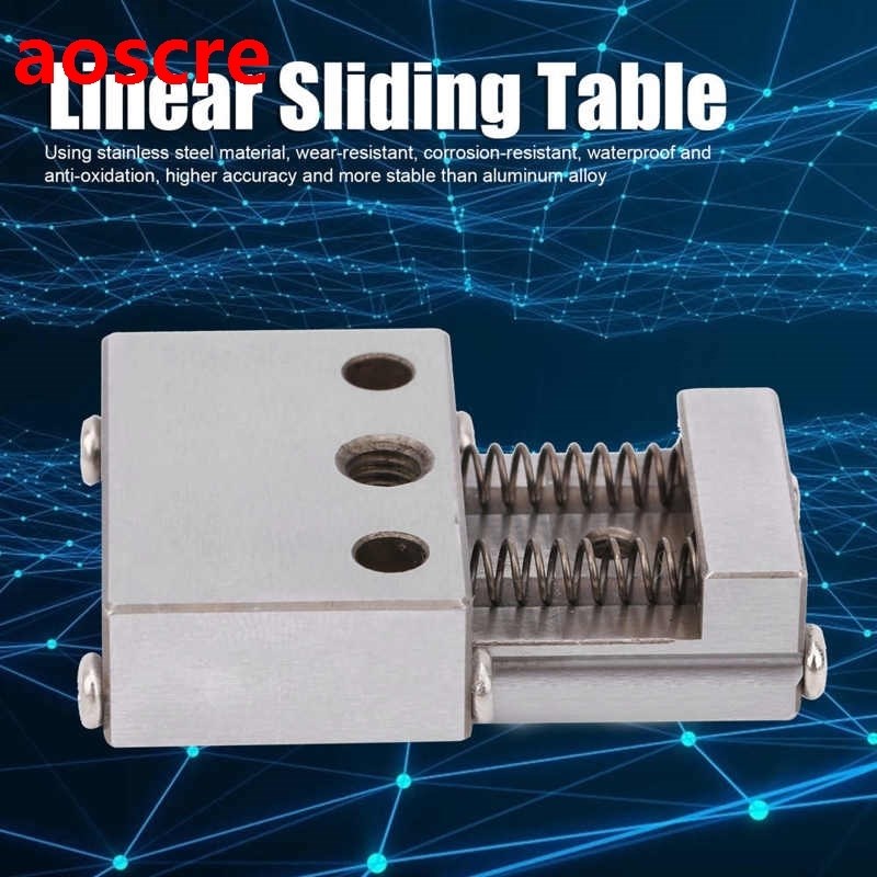 Linear Sliding Table X-Axis Manual Platform Guide Type Ball