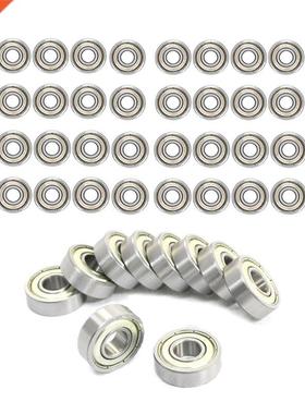 50 Pcs 6000Z Sealed Deep Groove Radial Ball Bearings with 60
