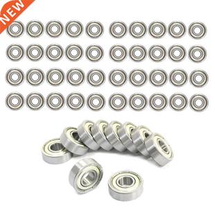 50 Pcs 6000Z Sealed Deep Groove Radial Ball Bearings with 60