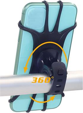 Bicycle Mobile Phone Holder Silicone Motorcycle Bike Handleb