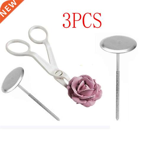 1pc/2pcs/3Pcs Piping Flower Scissors+Nail Icing Bake Cake De
