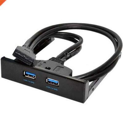 Superspeed USB 3.0 20 Pn 2 Ports Front Panel Floppy Dsk Ba