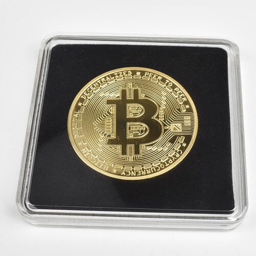 Gold Plated Bitcoin Bit Coin Litecoin Ripple Commemoration