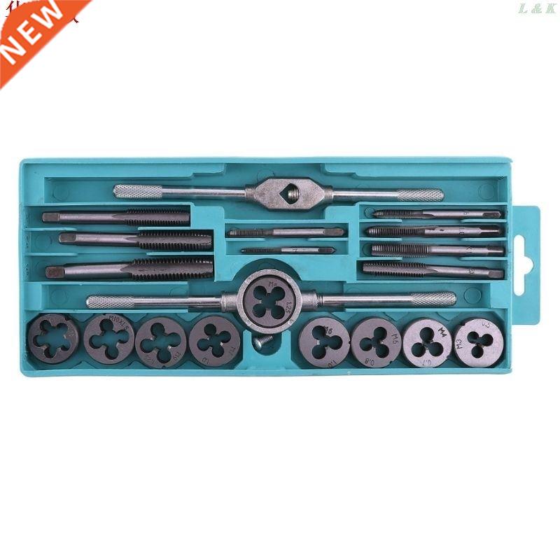20pcs Tap and Die Cutter Alloy Steel Wrench Threaded Cutting