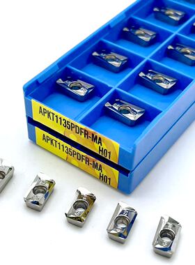 10PCS New aluminum alloy tool APKT1135 MA H01 high quality c