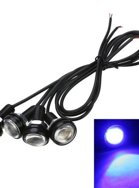 4pcs Marine Boat Lights Blue LED Boat Light Waterproof Outri