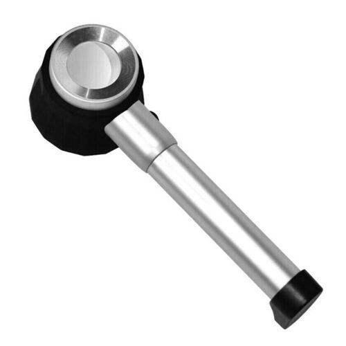 10X Optical Glass Lens Metal Scale LED Handle Magnifier Magn