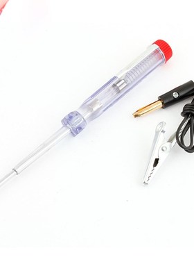 DC 6V 12V 24V Car Circuit Voltage Tester Pen Alligator Clip