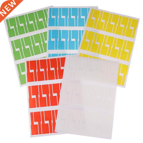0pcs/sheet Waterproof Self-adhesive Cable Sticker Identific