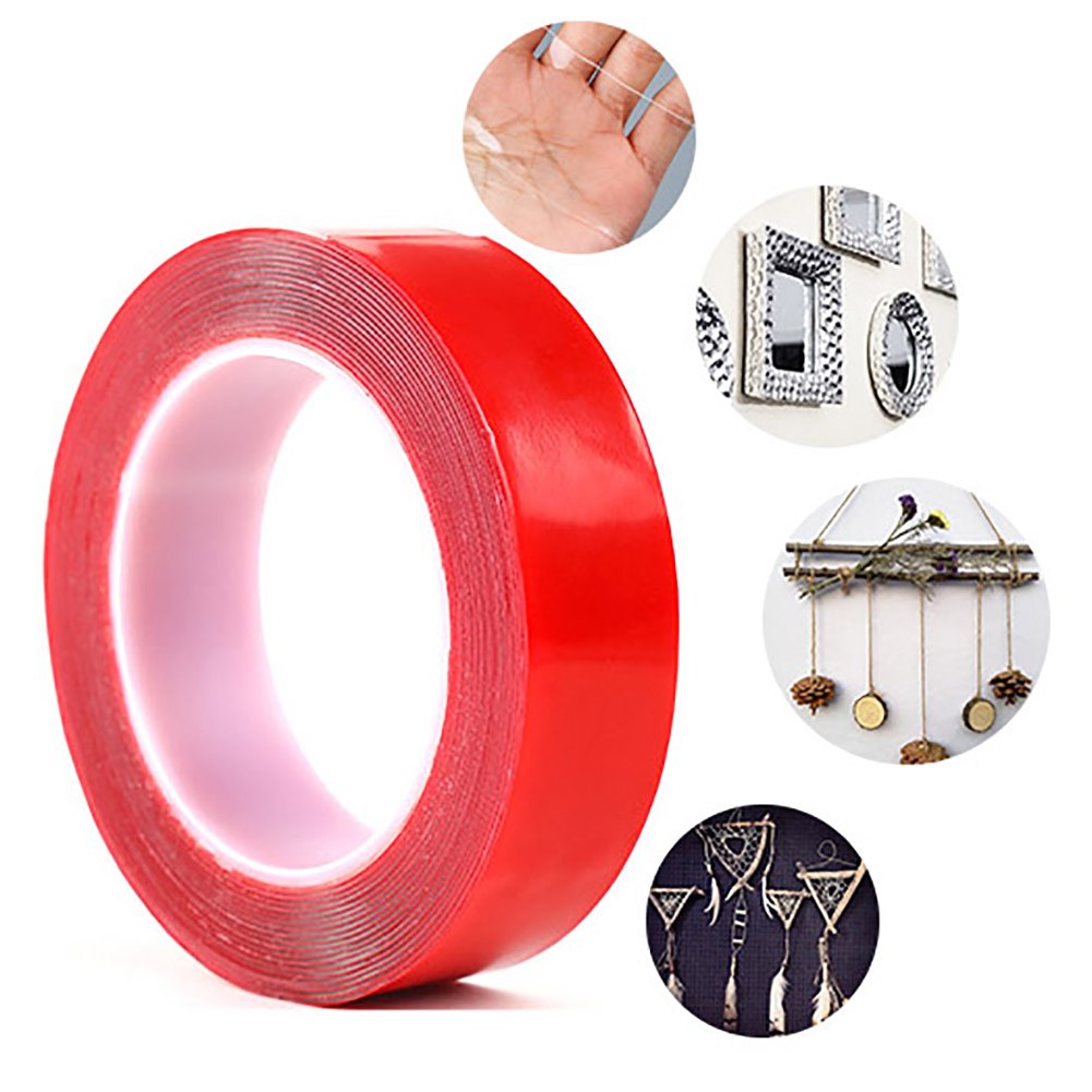 10M 30mm Width Transparent  Acrylic Double-sided Tape Strong