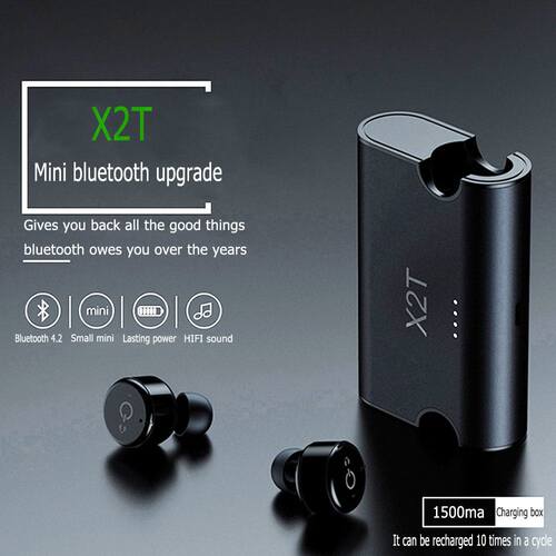 X2T Mini Wireless Bluetooth 4.2 Ephone Stereo Ephones N