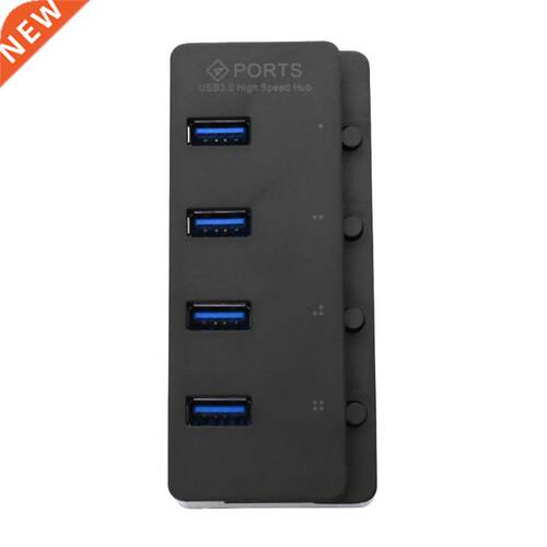 Usb 3.0 Hub 4-Port Compact Hub Adapter USB Hab For PC Laptop
