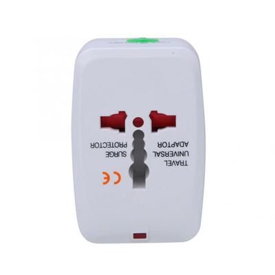 Flame Retardant ABS Single USB International Travelling Powe
