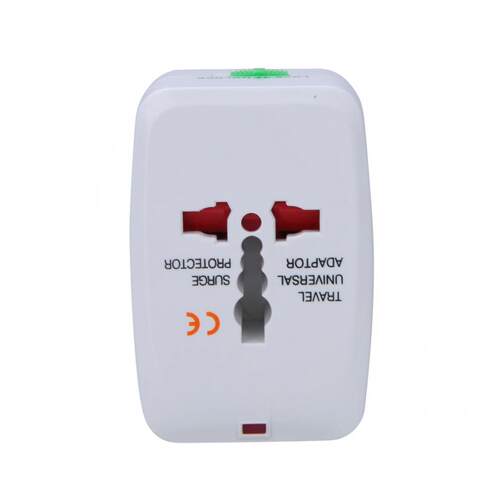 Flame Retardant ABS Single USB International Travelling Powe