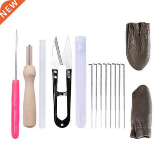 15/13Pcs Mixed Sie Needle Wool Felting Bottle Kit Handle Wo