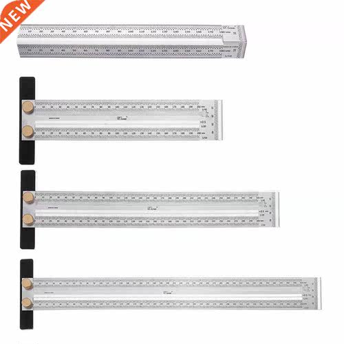 Woodworking Scribing Rulers Multifunction Hole Positioning R