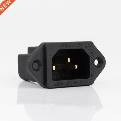 AC FI-06(G) IEC Inlet Socket pure copper Gold Plated HIFI Po