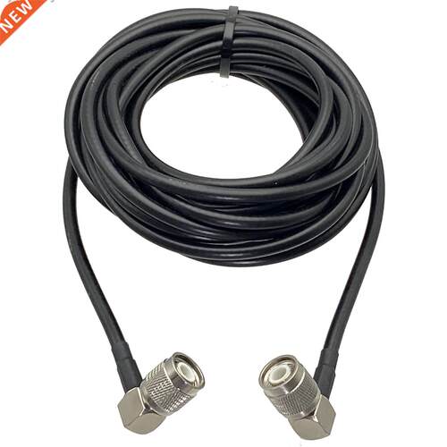 1Pcs RG58 TNC Male plug RA to TNC Male Plug Right angle Conn