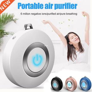 Wearable Air Purifier Necklace Mini Portable USB Air Cleaner