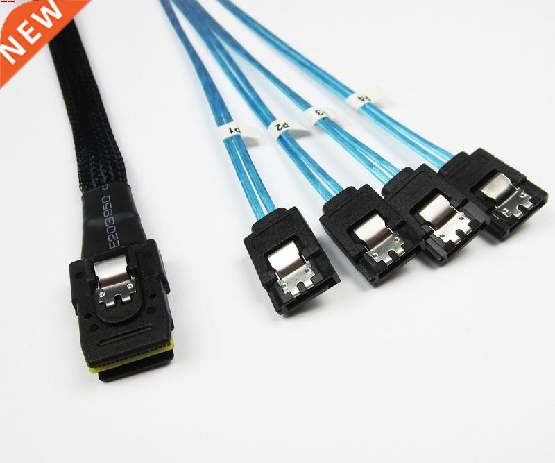 Internal Mini SAS SFF-8087 to 4x 7Pin SATA .0 Forward Break