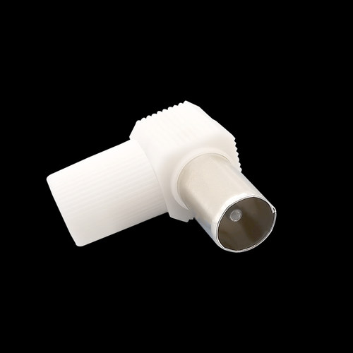 5Pcs Right Angle TV Aerial RF Coaxial Connector Plug 90 Degr