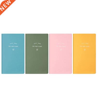 PU Leather to Do List Notebook Schedule Book Diary Weekly Pl