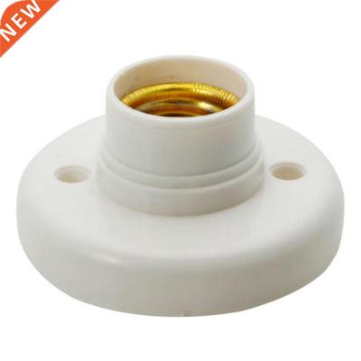 E27 lamp holder, Round Lamp Bulb Socket Bases White lamp hol