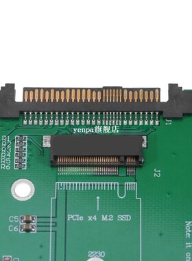 U.2/SFF-8639 NVMe PCI-E SSD to 67 pin M.2 NGFF M Key SSD Con
