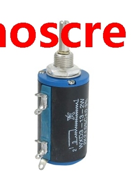 2pcs WXD3-13 2.2K ohm 2W Watts 4mm Round Shaft Rotary Wire W