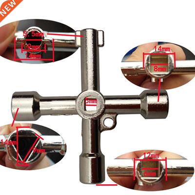 5 In 1 Cross Switch Key Wrench With Universal Square Triangl